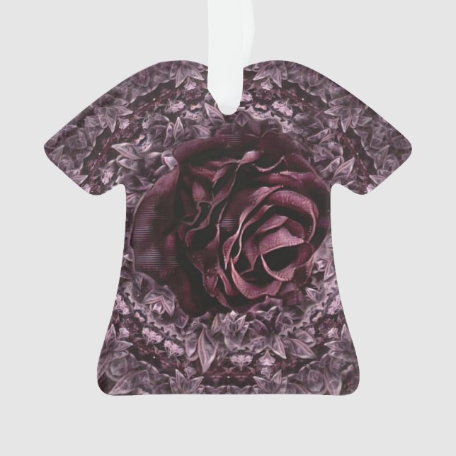 Rose Mandala Ornament (Vorderseite)