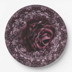 Rose Mandala Pappteller