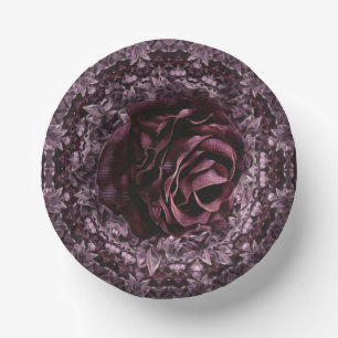 Rose Mandala  Pappteller