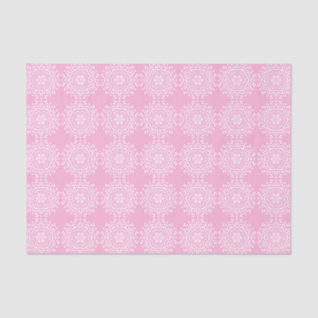 Rose Mandala Seidenpapier (Vorderseite)