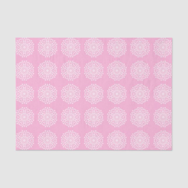 Rose Mandala Seidenpapier (Vorderseite)