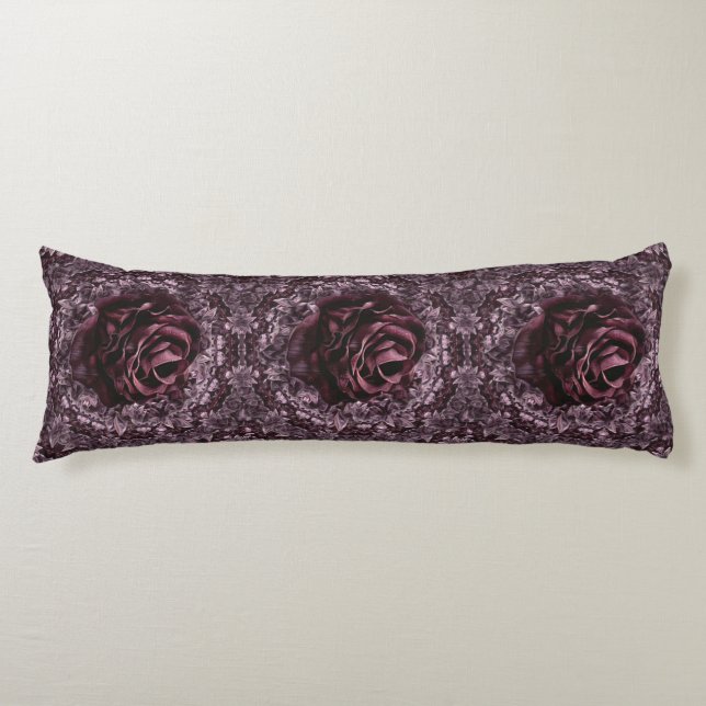 Rose Mandala Seitenschläferkissen (Vorderseite)