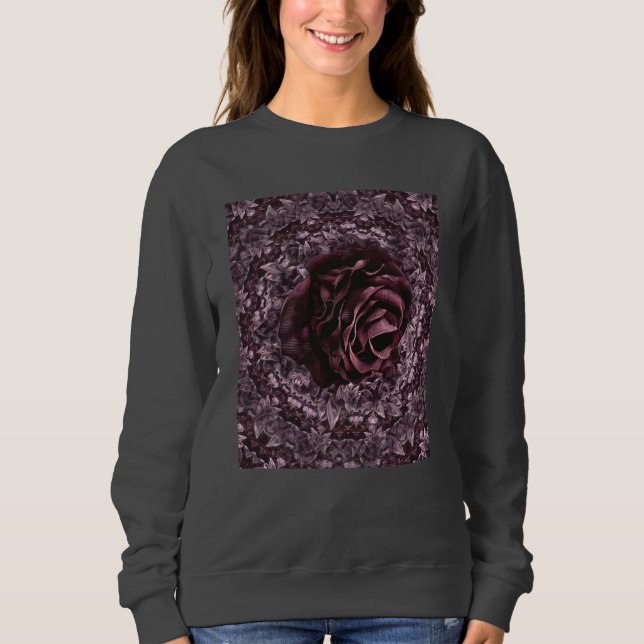 Rose Mandala Sweatshirt (Vorderseite)