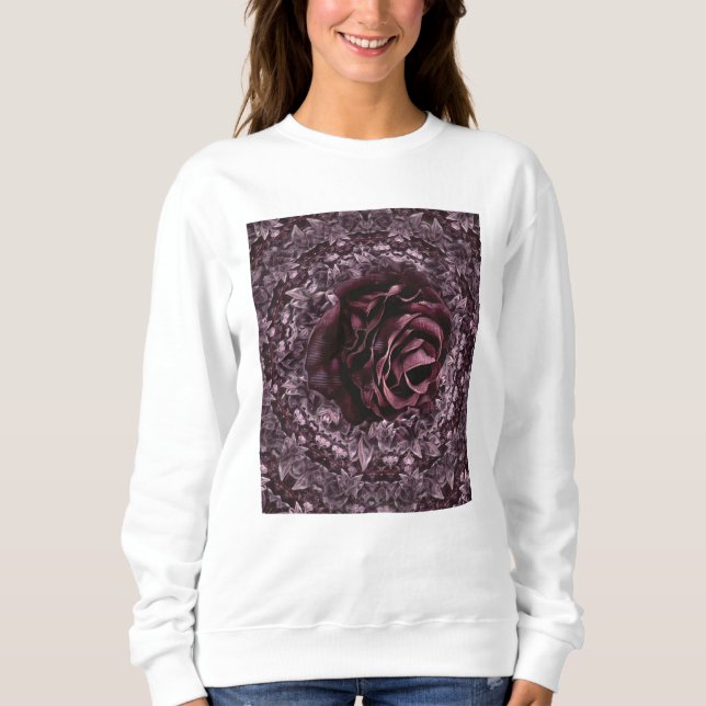 Rose Mandala Sweatshirt (Vorderseite)