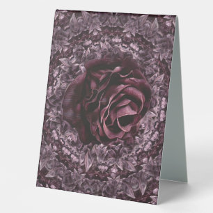Rose Mandala  Tischaufsteller