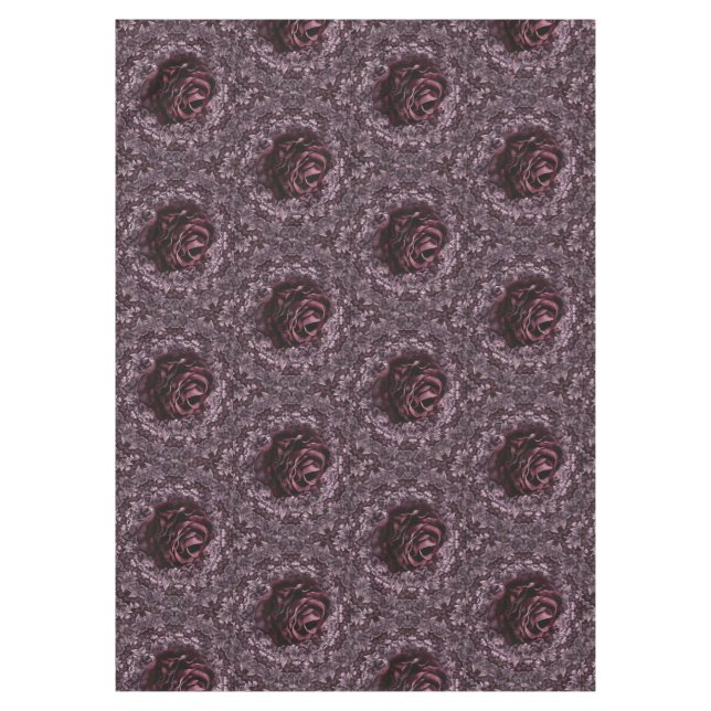 Rose Mandala Tischdecke (Vorderseite)