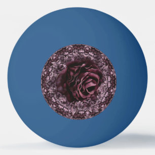 Rose Mandala Tischtennisball