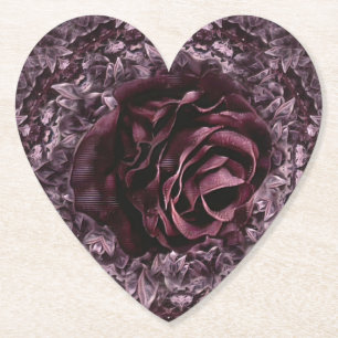 Rose Mandala Untersetzer