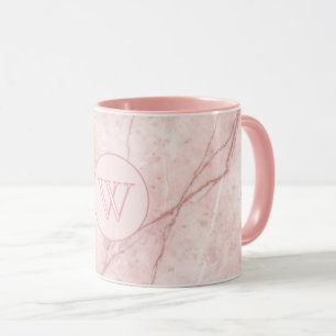 Rose Marble Organic Dusty Rose Rouge Tasse