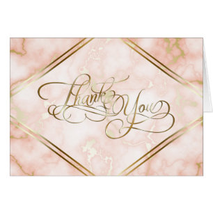 Rose mariage et marbre d'or