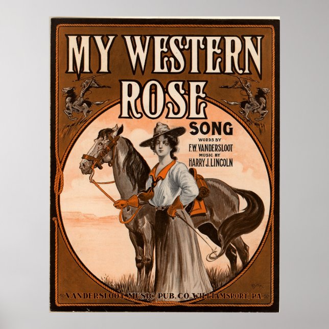 Rose meines Westerns Poster (Vorne)