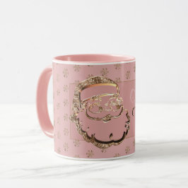 Rose mignon de Père Noël de tasse de Noël d'Olivia