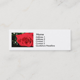 Rose Mini Visitenkarte