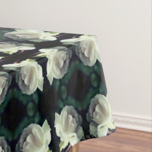 Rose mit Abstrakten Raindrops Tischdecke
