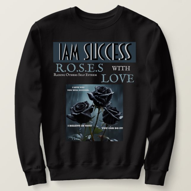 ROSE MIT LIEBE SWEATSHIRT (Design vorne)