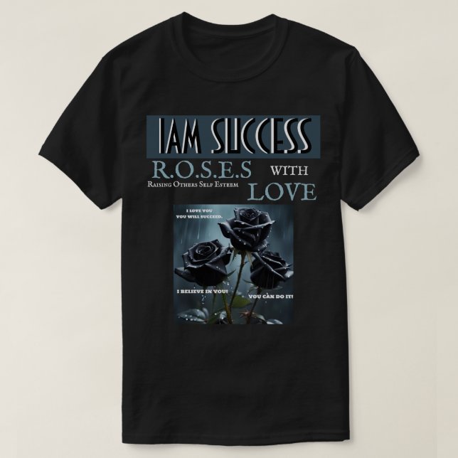 ROSE MIT LIEBE T-Shirt (Design vorne)