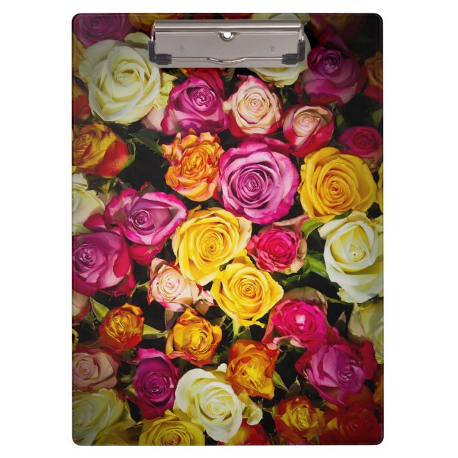 Rose Mix Klemmbrett (Vorderseite)