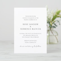 Rose Moderne Elegante Hochzeit