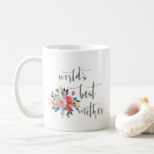 Rose Moderne Minimal-Script-Welt ist die beste Mut Kaffeetasse