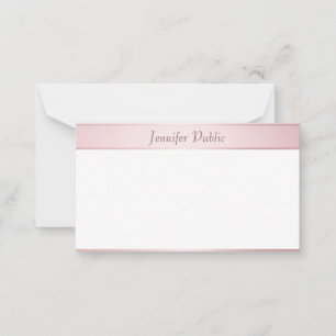 Rose moderne tendance Gold Script Elegant Modèle