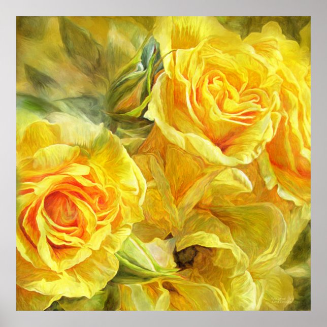Rose Moods - Joy Fine Art Poster/Print Poster (Vorne)