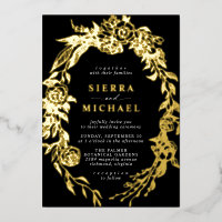 Rose | Moody Modern Gold and Black Wedding