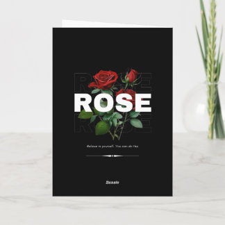 Rose Motivationskarte Programm