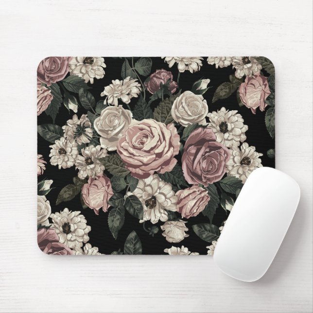 Rose Mousepad (Mit Mouse)