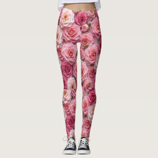 Rose Muster Leggings