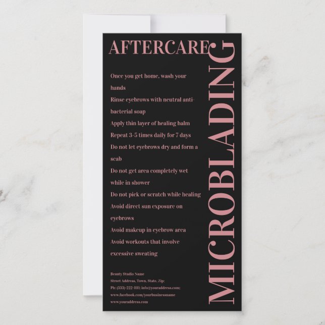 Rose nach der Mikroblendung Text_Beispiel Dankeskarte (Vorderseite)