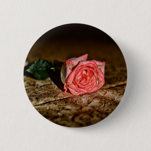 Rose Nahaufnahme-Taste Button