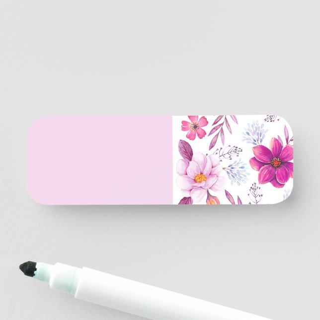 Rose Namensschild (Beispiel)