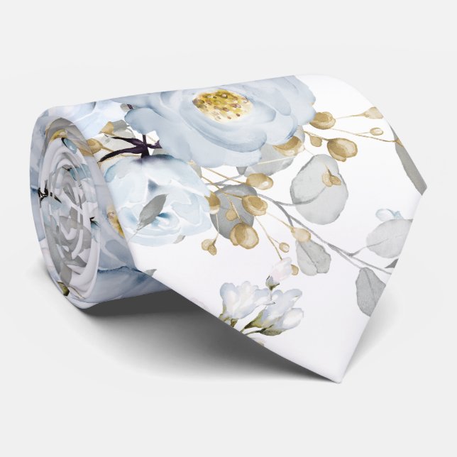 Rose Neck Tie Krawatte (Gerollt)