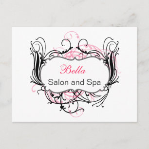 rose noir et blanc Chic Business Merci Cartes