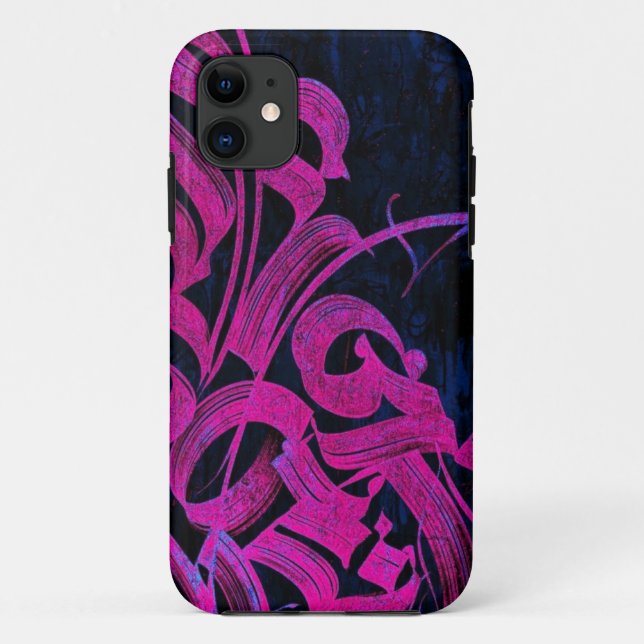 "Rose Noir Glamour : Étui téléphonique élégant" (Dos)