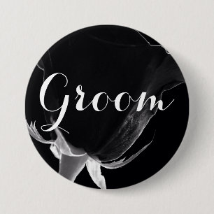 Rose Noire Button