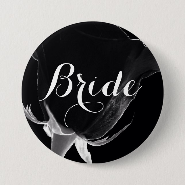 Rose Noire Button (Vorderseite)