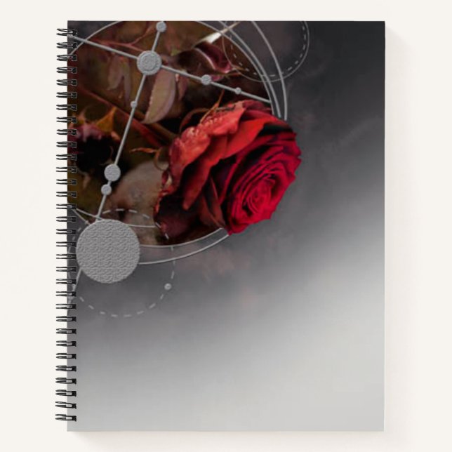 Rose Notizbuch (Vorderseite)