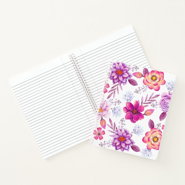 Rose Notizbuch (Innenseite)