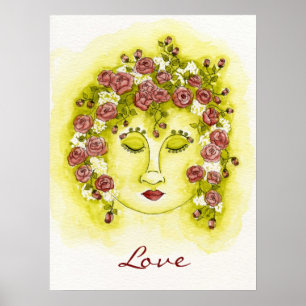 Rose Nymph Poster - Customize Saying