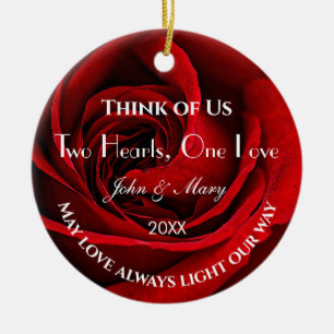 Rose oder Candle Foto Ornament by HAMbyWG