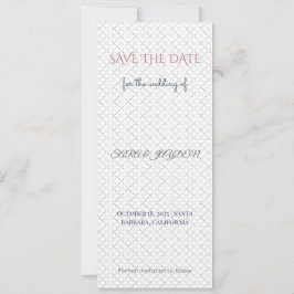 Rose & Or Invitation à sauver la date | Modèle de
