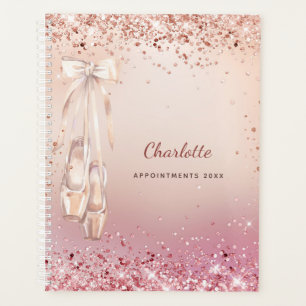 Rose or rose parties scintillant ballet danse mono