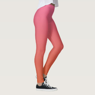 Rose - Orange Gradient leggings