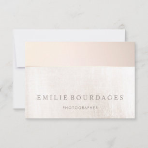 Rose Pâle Élégant Marbre Blanc Merci