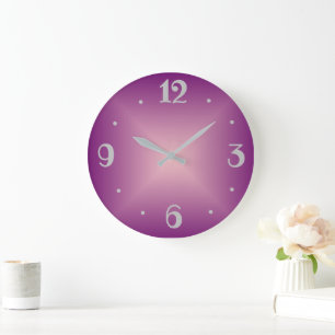 Rose pâle > Rose clair > Horloge murale
