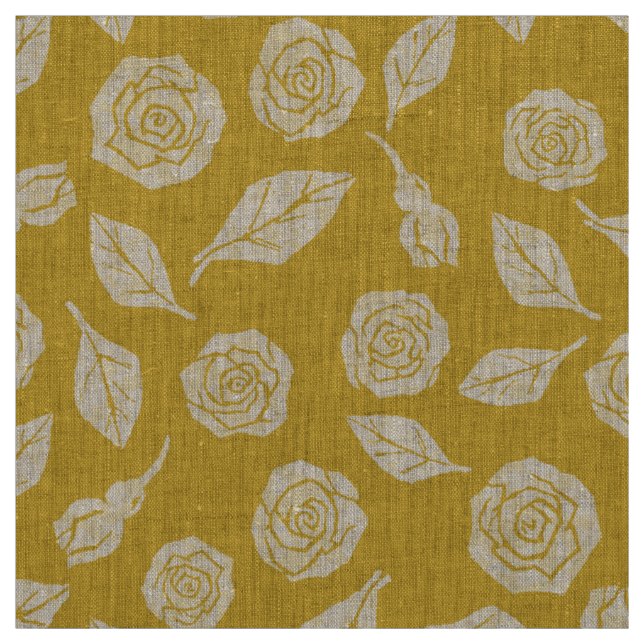 Rose Pandora - Aschenputtel Gold Stoff (Muster)