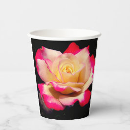 Rose Pappbecher