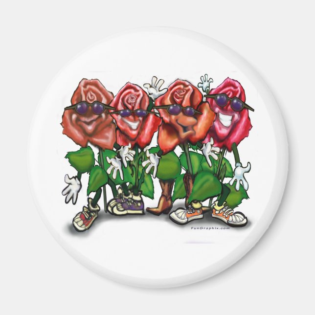 Rose Party Magnet (Vorne)