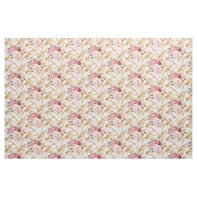 ROSE PATTERN STOFF (Fat Quarter (45,7 x 55,9 cm))